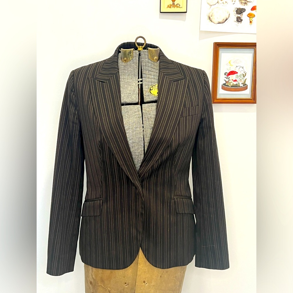 Zara Brown and Gold Blazer